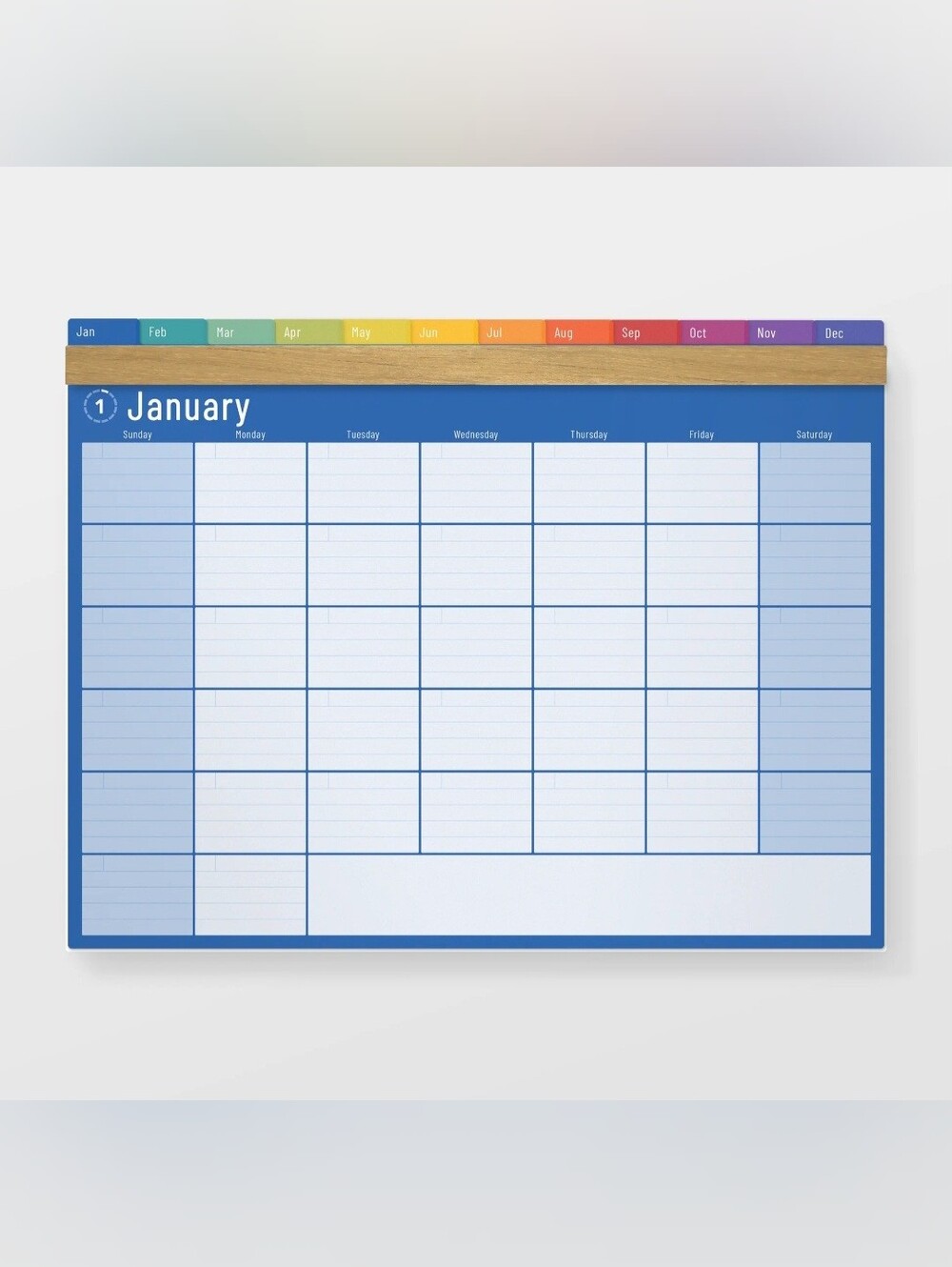 Dry Erase Wall Calendar Planner by TINY SHINY SCHOOLHOUSE plus second frame